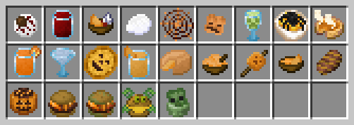 All the food is in this datapack. (Вся еда в данном датапаке.)