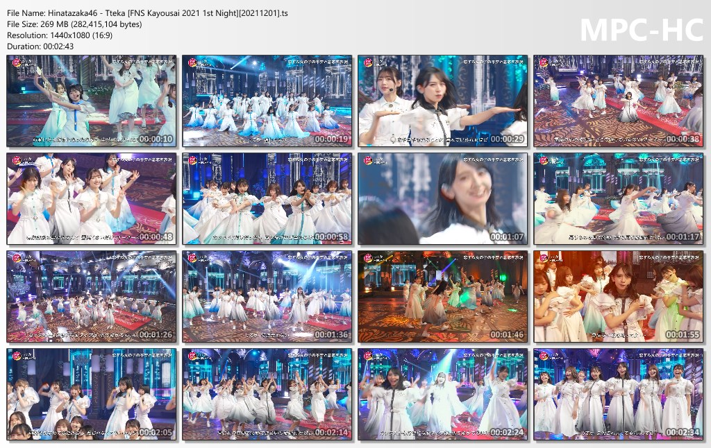 Hinatazaka46 - Tteka [FNS Kayousai 2021 1st Night][20211201].ts_thumbs