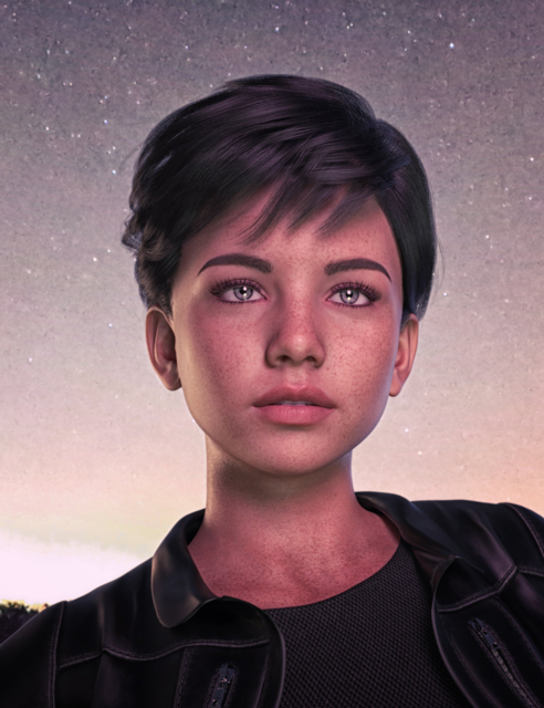 FE Air lon Scald Hair for Genesis 8 and 8.1 Female (Re-up.)