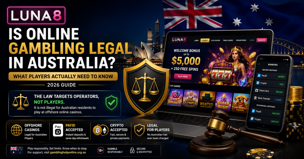 is online gambling legal in australia