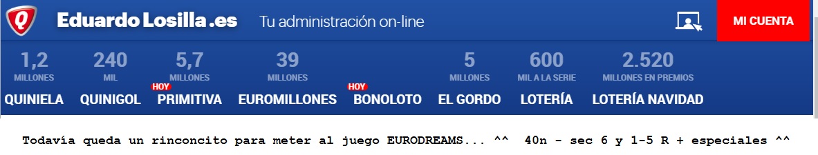 eurodreams web