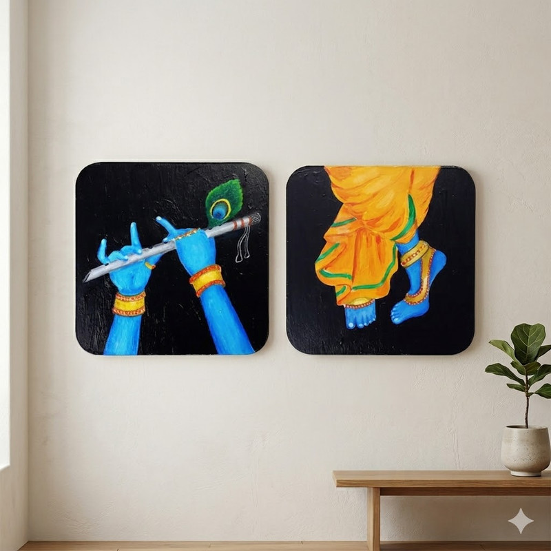 Pichwai Painting on Canvas DIY Kit 