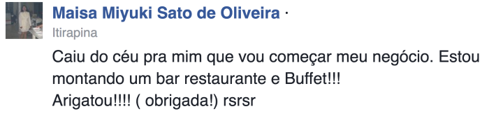 Depoimento de cliente satisfeito 5