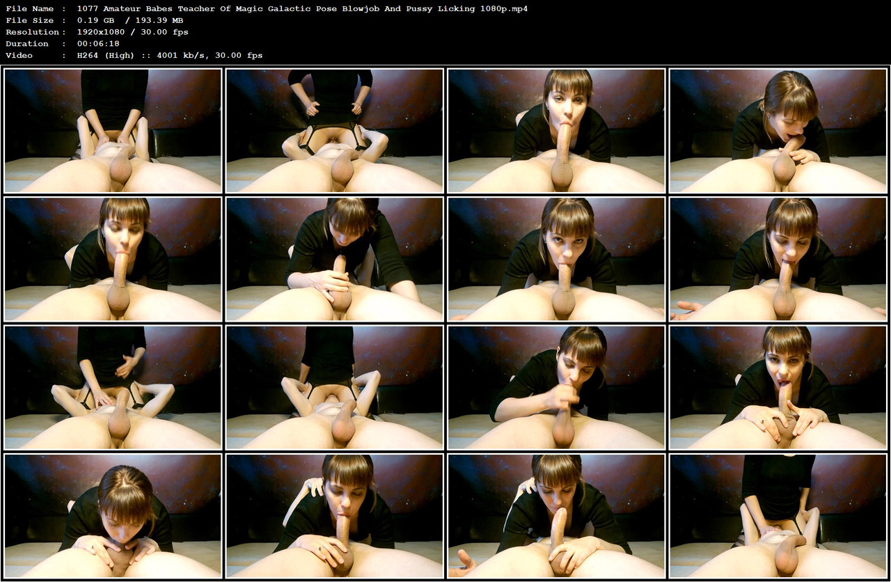 1077 Amateur Babes Teacher Of Magic Galactic Pose Blowjob And Pussy Licking 1080p mp4
