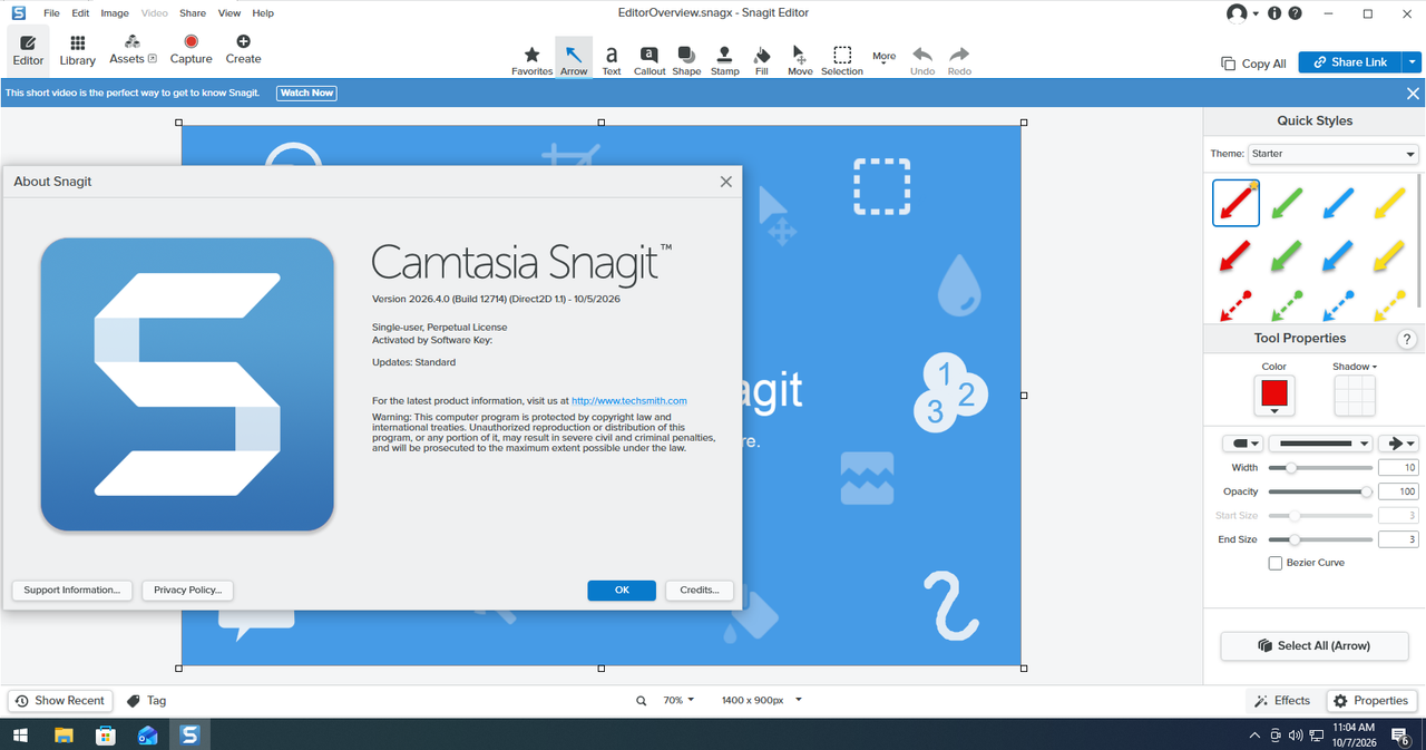 Working with TechSmith Snagit 26.4.0.12714 full activated