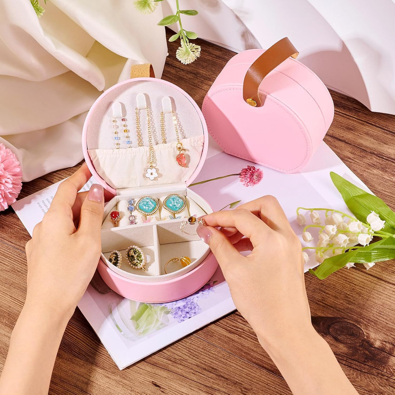 Mini Handbag Travel Jewelry Box and Organizer