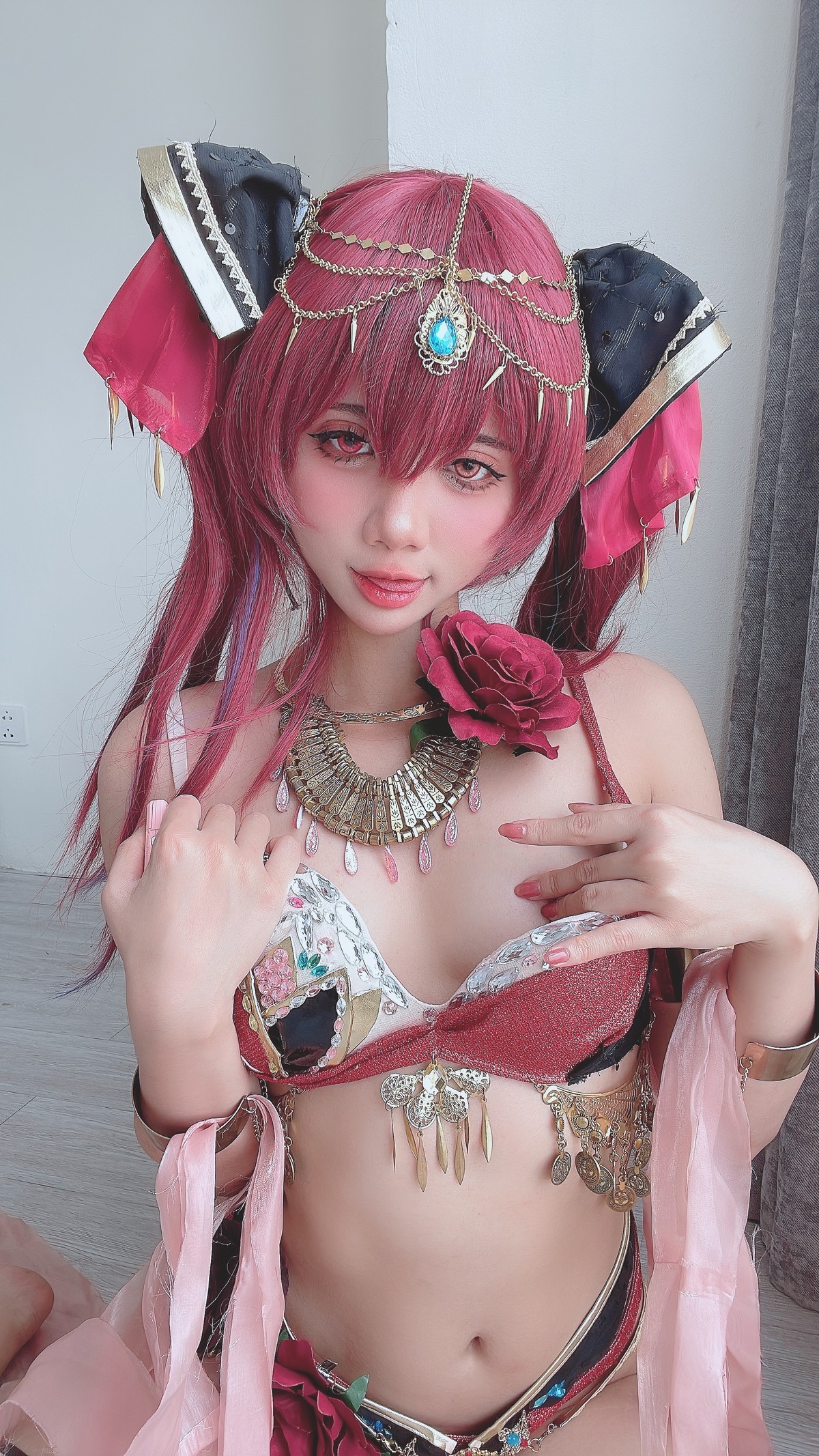PoppaChan Houshou Marine Dance Version – 109 Photos 9 Videos 1.12GB插图7