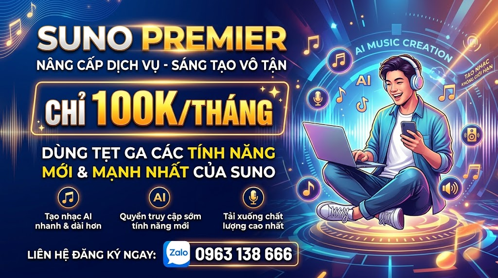 Mua Suno Premier VN