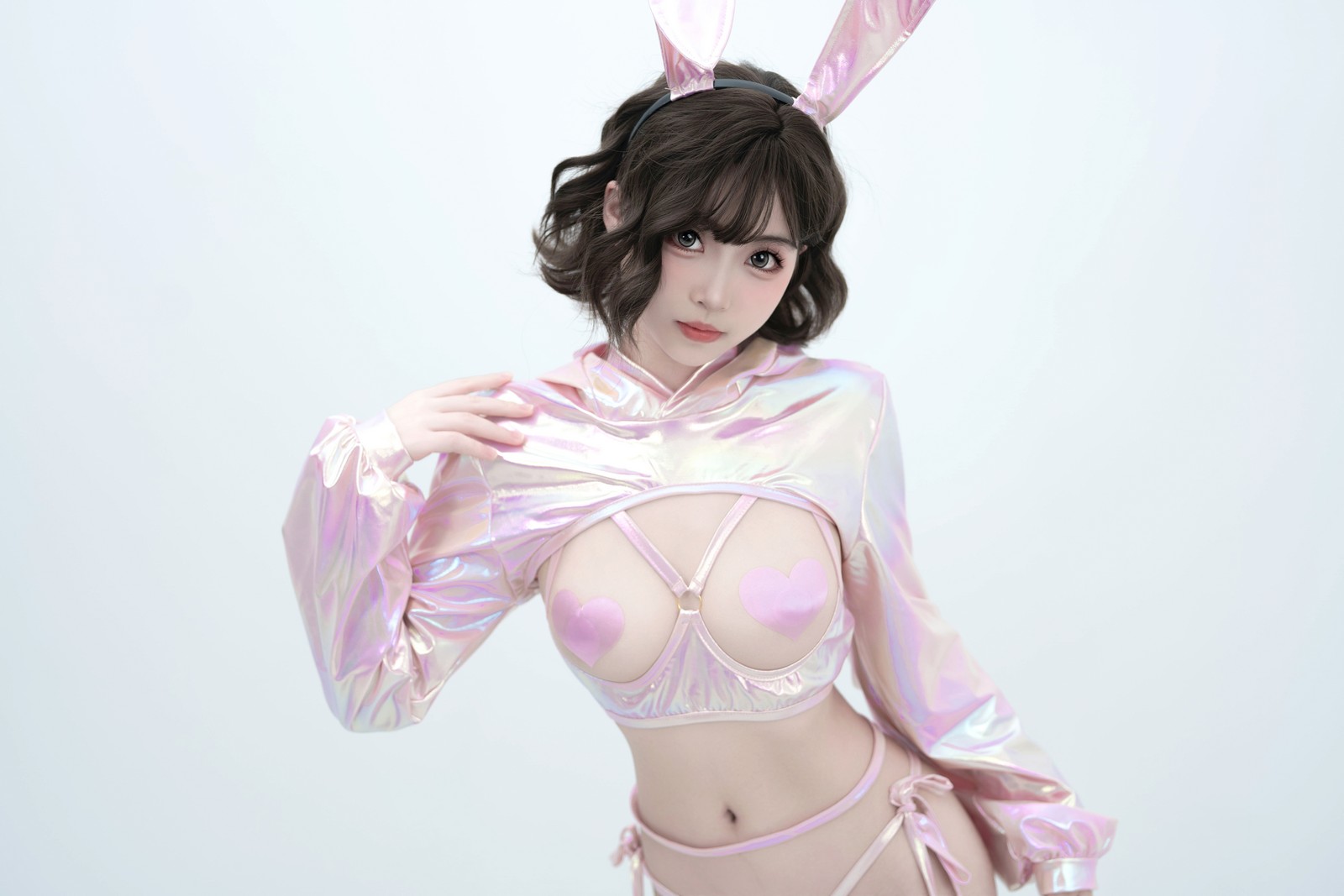 Bangni邦尼 – 粉色兔兔 Cosplay 高清写真集（102P-10V-809.1MB）插图6