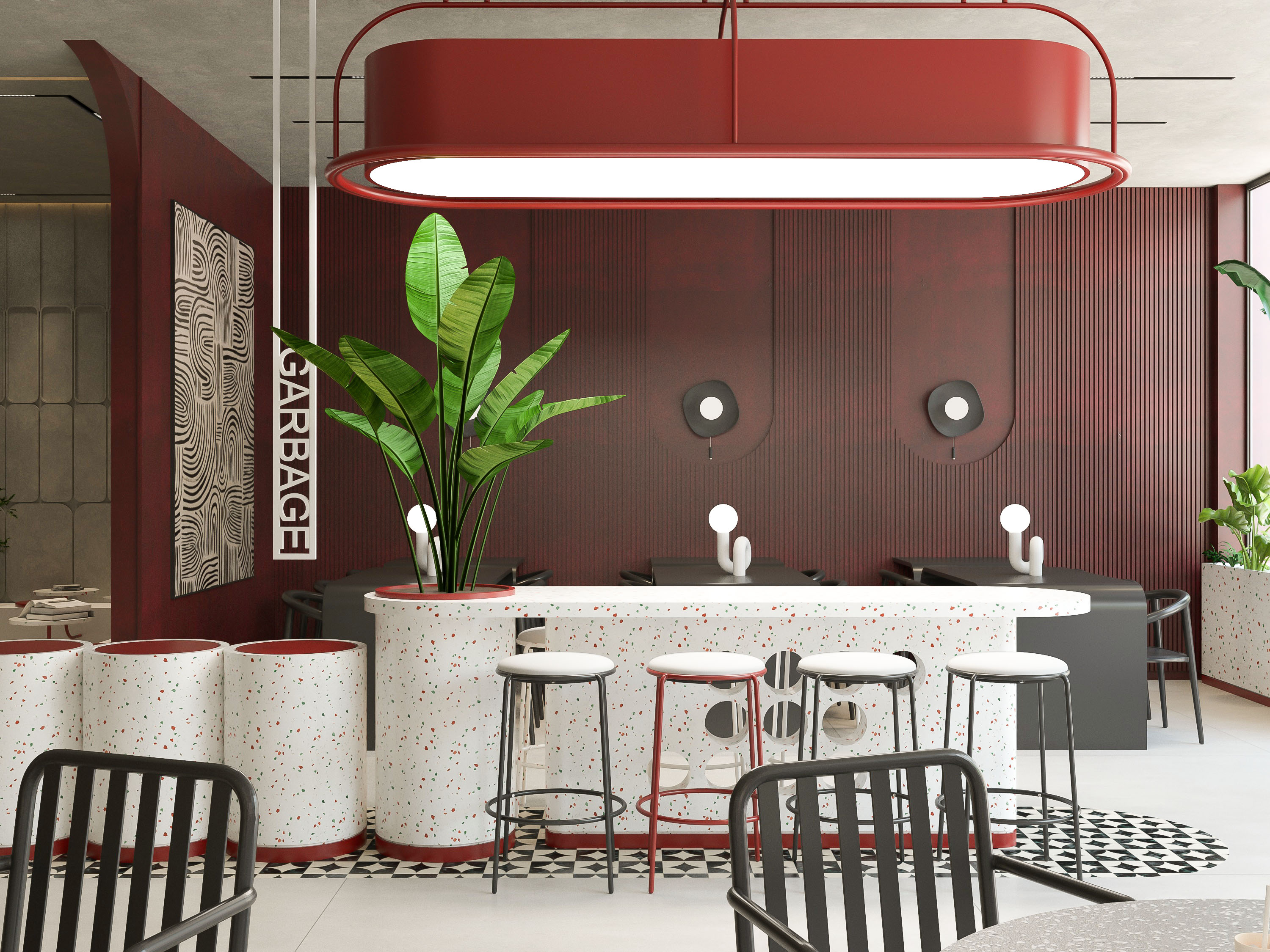 render of lighting design
