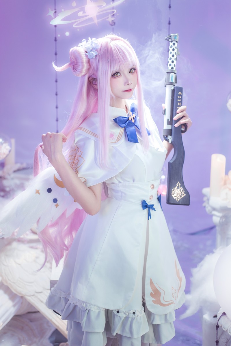 艾西Aiwest 碧蓝档案圣园未花Cosplay写真图集 高清美图合集 40P (415.8M)插图4