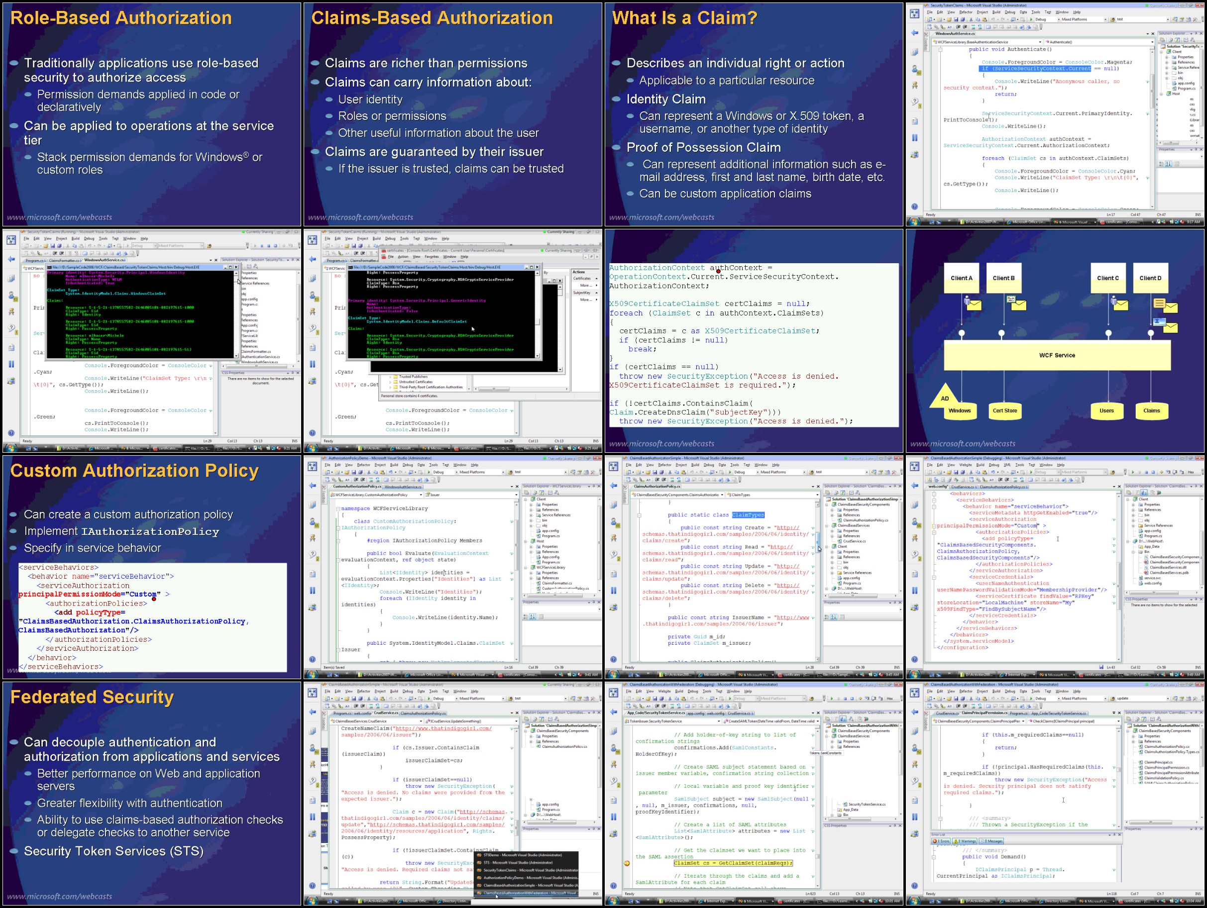 WCF webcasts