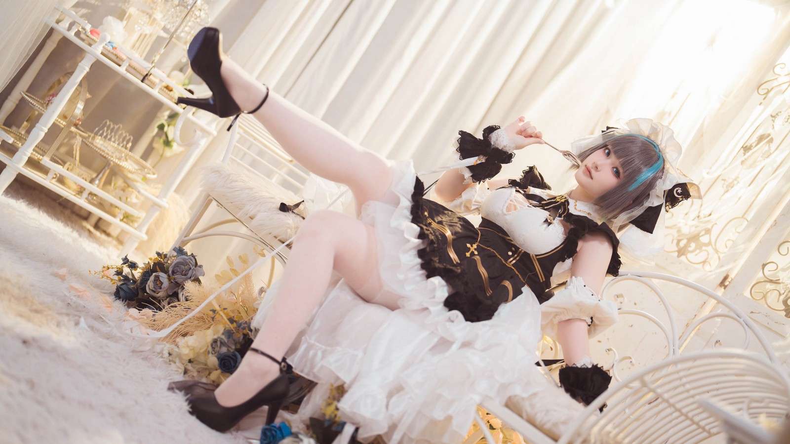 屿鱼 Yuyu 碧蓝航线 柴郡 Cosplay 写真图集｜Azur Lane（54P｜138MB）插图5