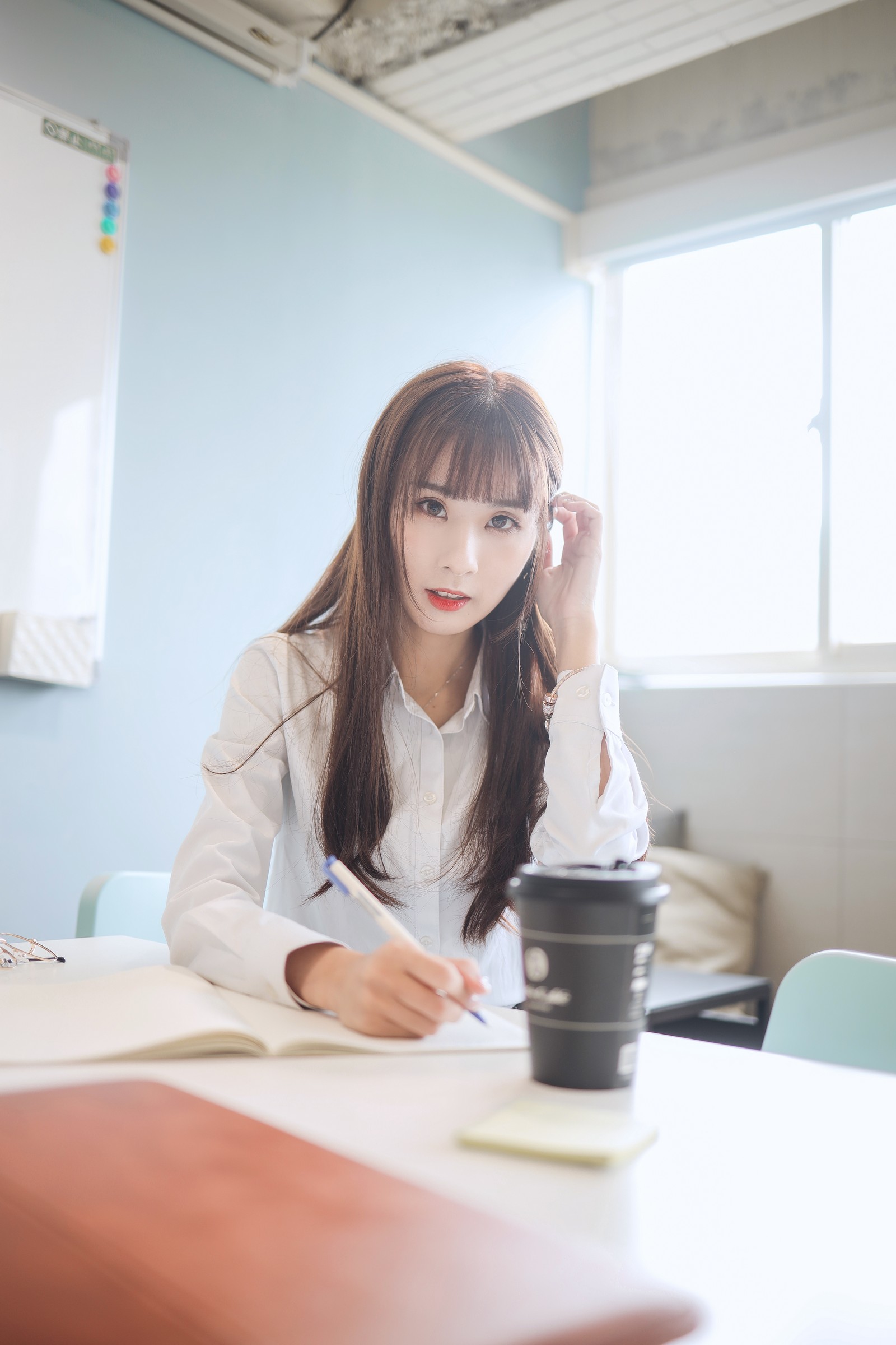 泥泥汝 OL 女郎 A 主题 写真图集｜职业风高清摄影（31P｜155MB）插图9