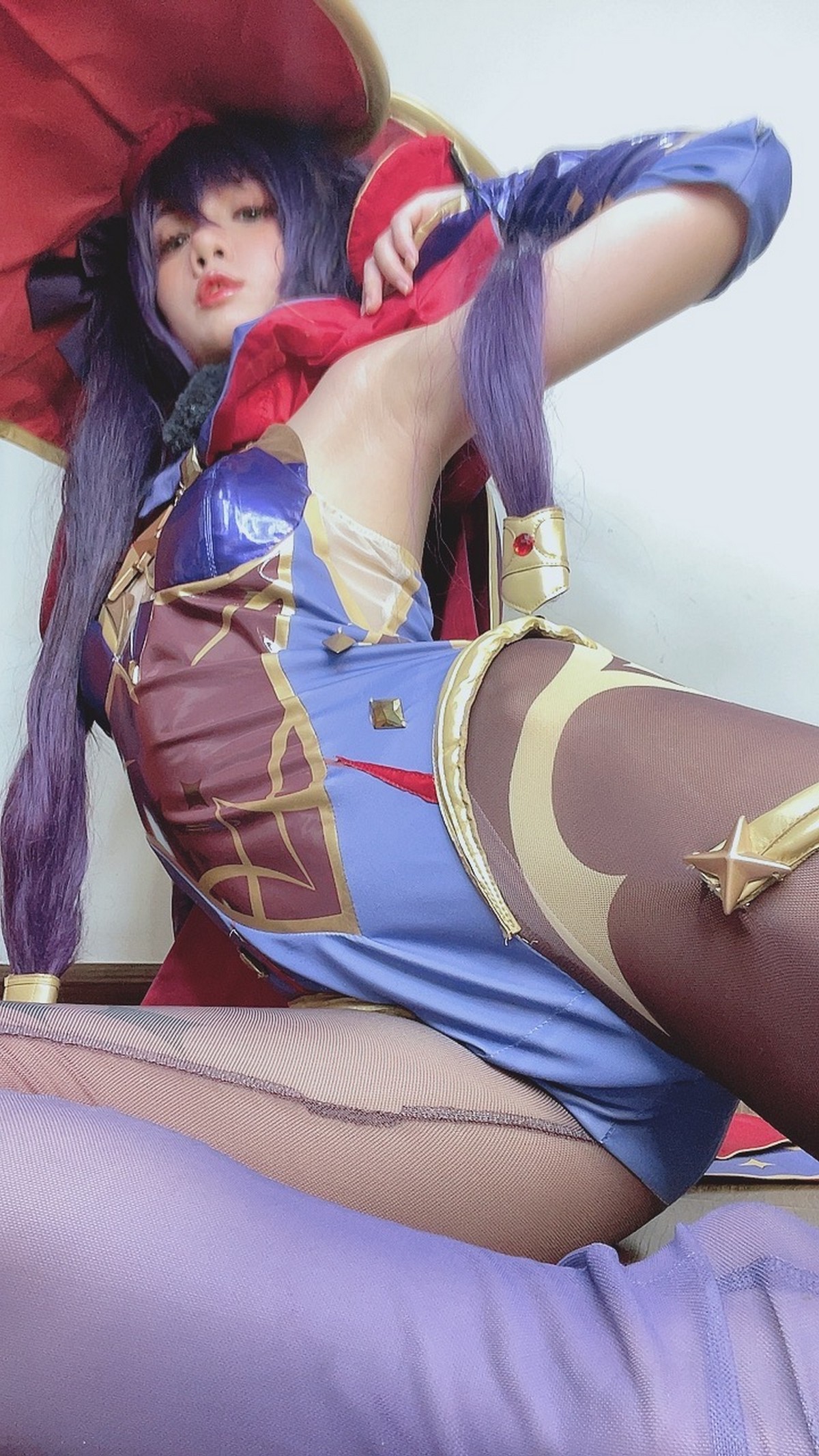 PoppaChan Mona Cosplay (Genshin Impact) HD Set – 53 Photos 20MB插图9
