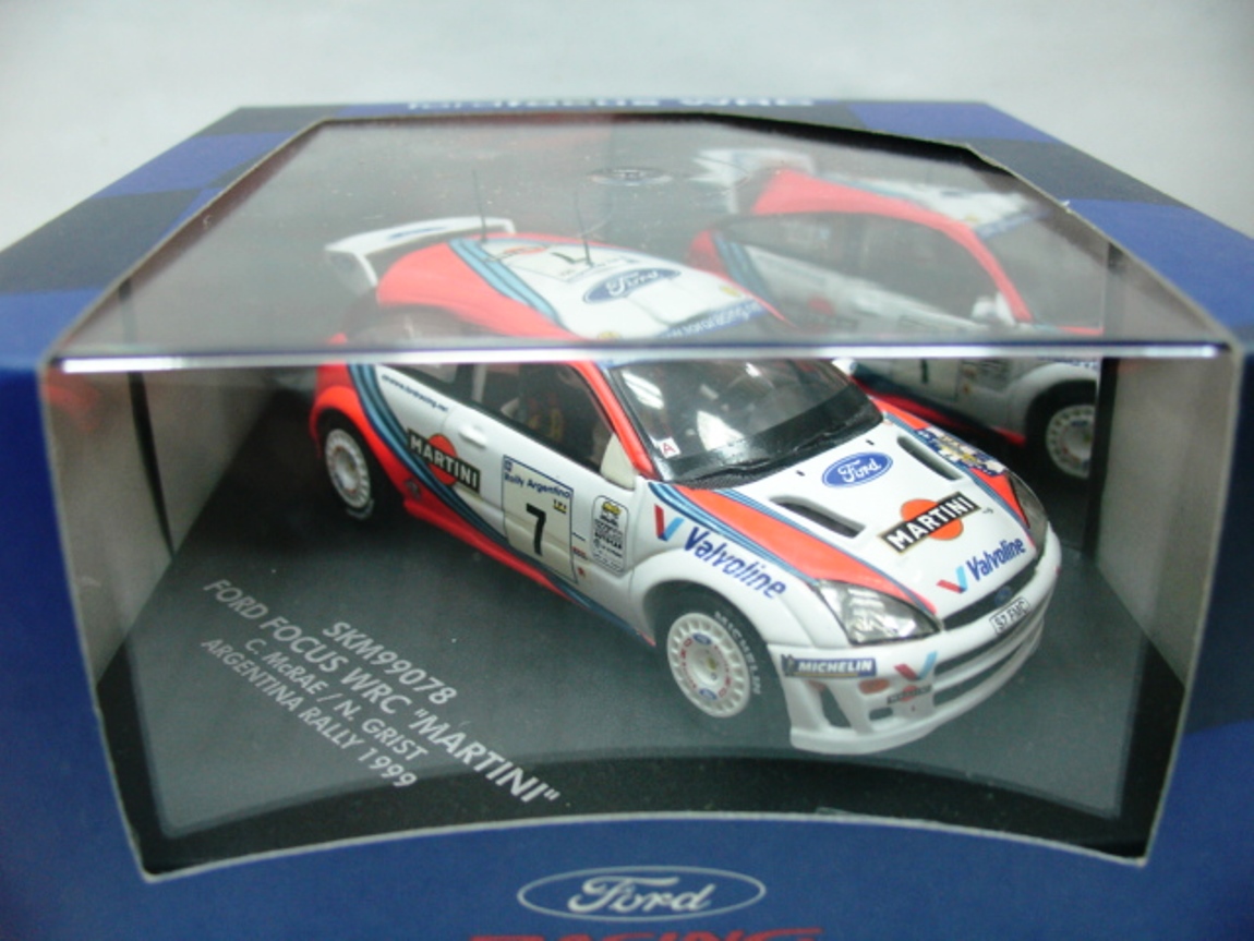 WOW EXTREMELY RARE Ford Focus RS WRC #7 McRae Argentina 1999 1:43