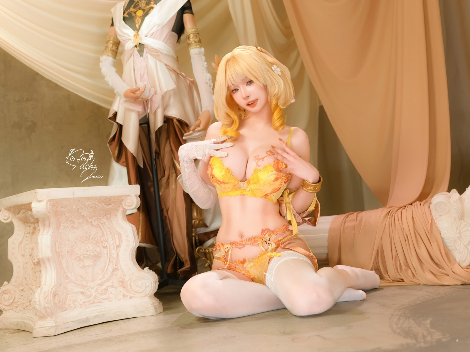 Machi马吉 Aglaea 角色写真集｜高质量Cosplay高清图包（106P-173.3M）插图3