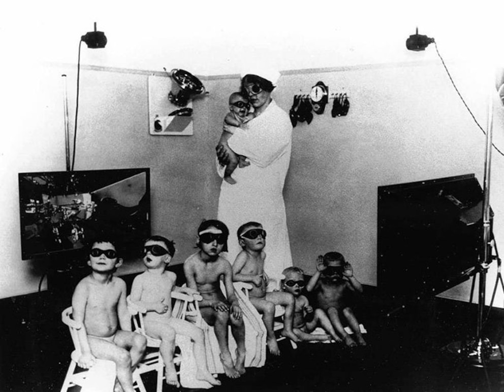 La política de la Lebensborn fue promovida por el régimen nazi en los países que fue conquistando para contrarrestar la baja tasa de natalidad alemana y formentar la pureza racial aria