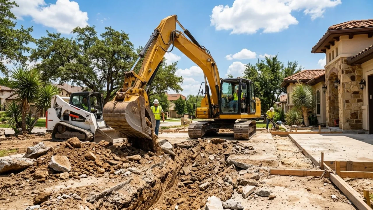 Concrete Driveway Excavation San Antonio