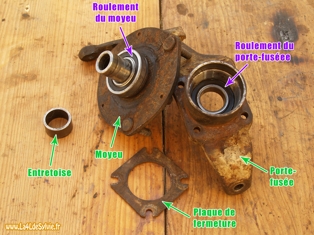 porte-fusee-moyeu-demonte-4l-tambour