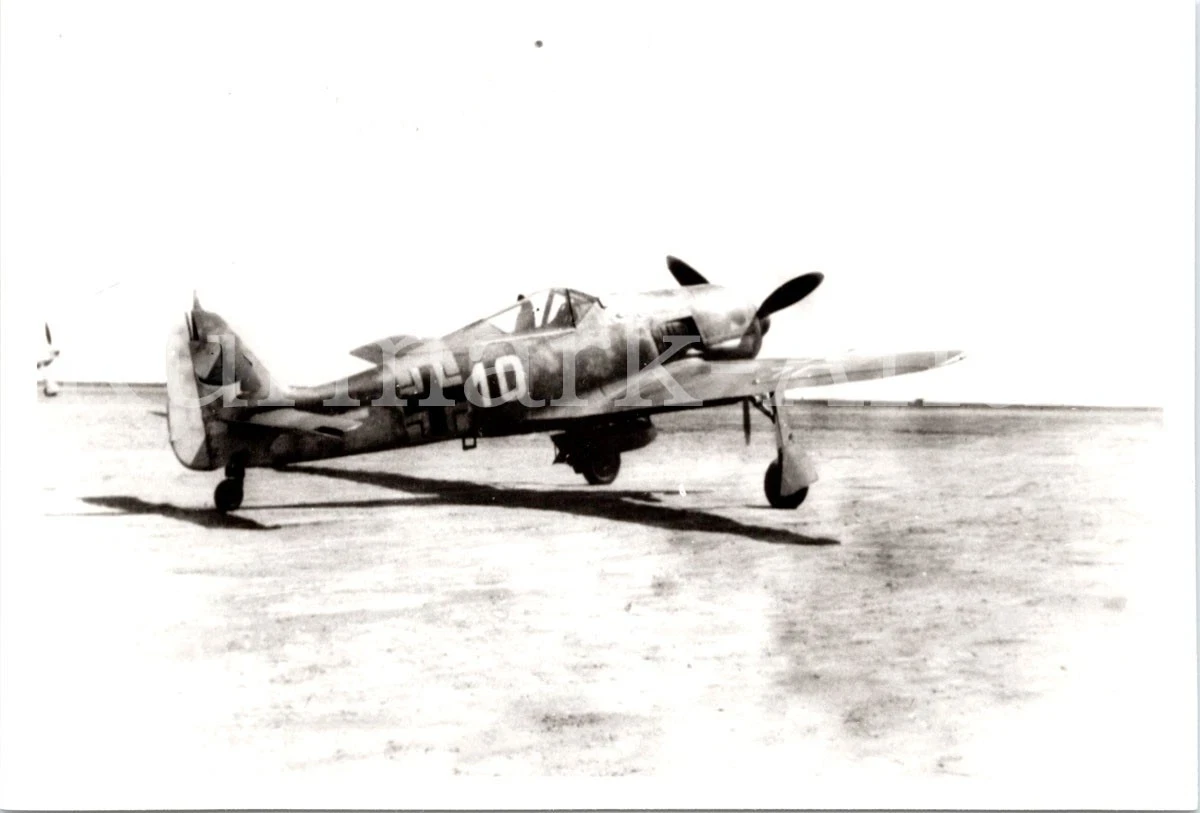 S180 Photo Wehrmacht Archive Repro Luftwaffe Aircraft Fw190 Identification