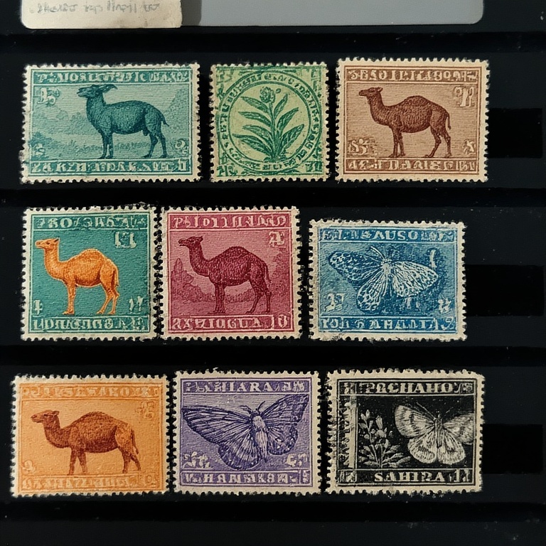 A-collection-of-eight-postage