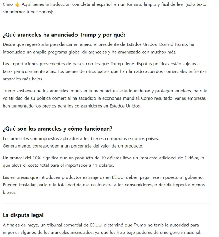 Noticias de la BBC traducidas al español