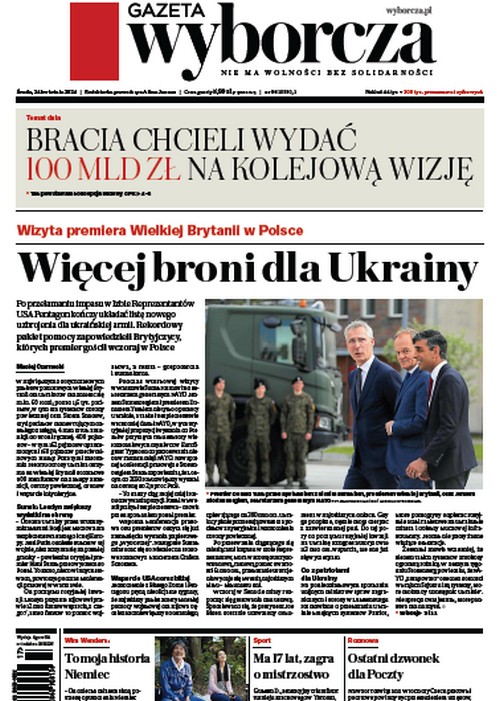 Gazeta Wyborcza 24.04.2024