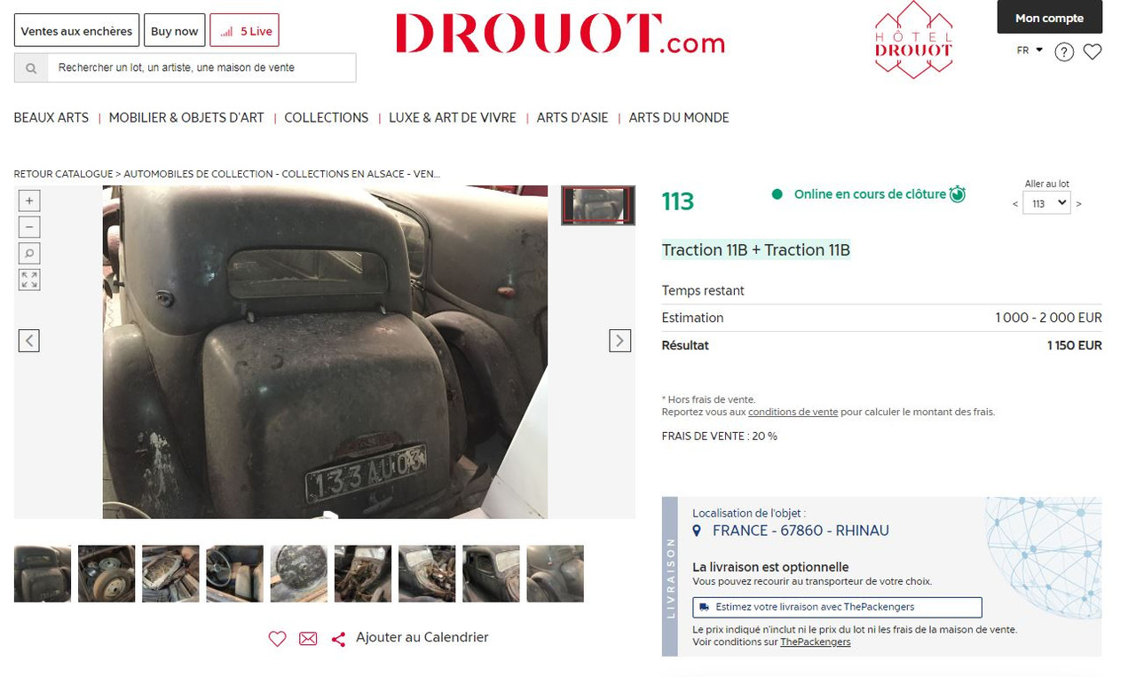 Traction 11B   Traction 11B lot 113