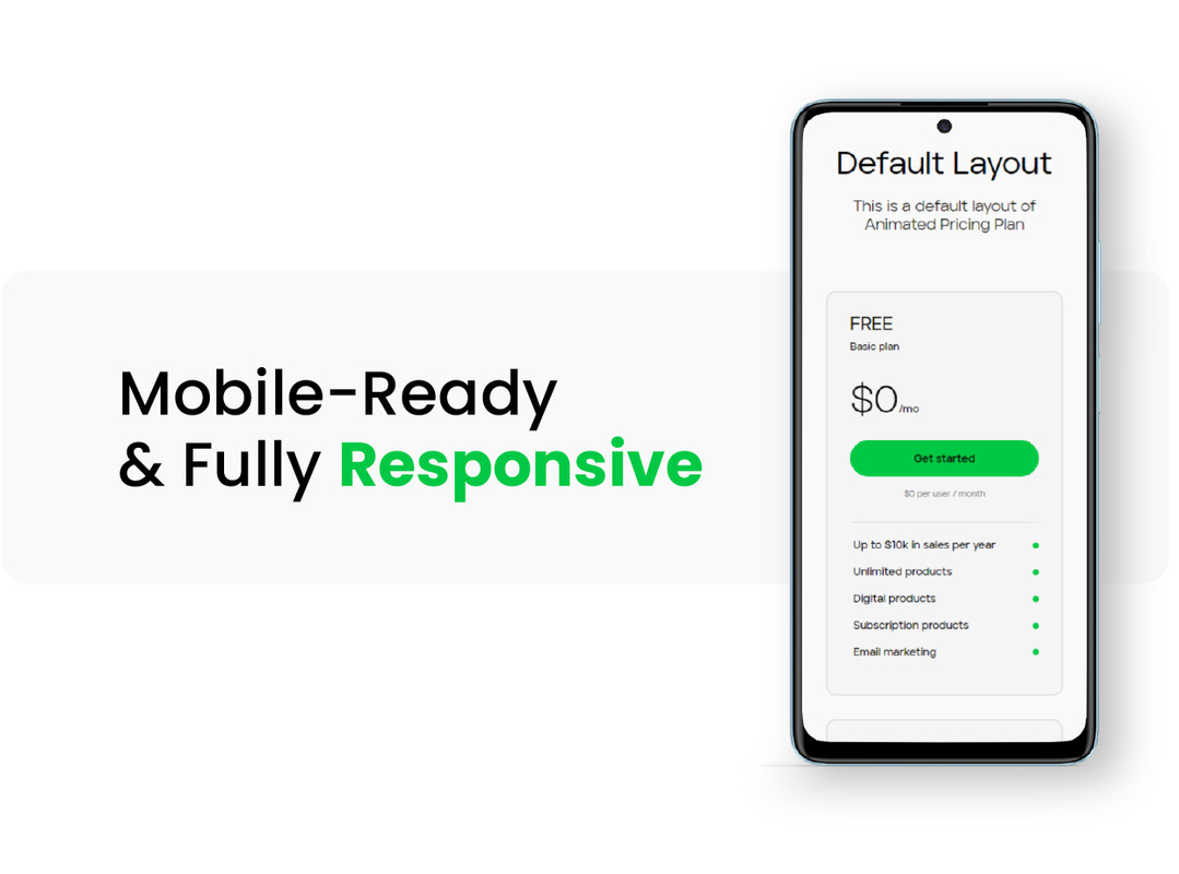 Elementor - Animated Pricing Table Widget - 9