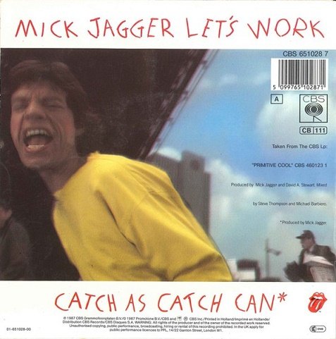 Mick Jagger - Let's Work (1987) [12", 45 RPM | Vinyl Rip 24/192] lossless