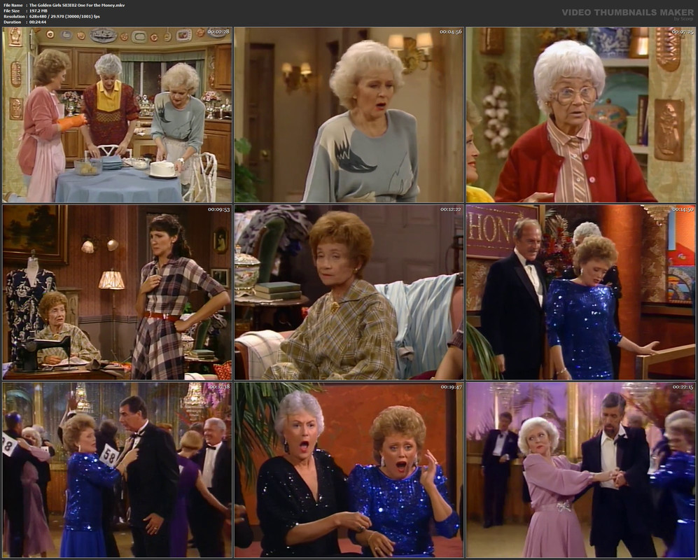 The Golden Girls S03E02 One For the Money.mkv
