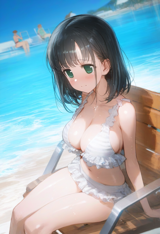 1girl, {{touyoko momoko (saki)}}, {{kobayashi ritz (artist)}}, reoen (artist), l s-2510042937