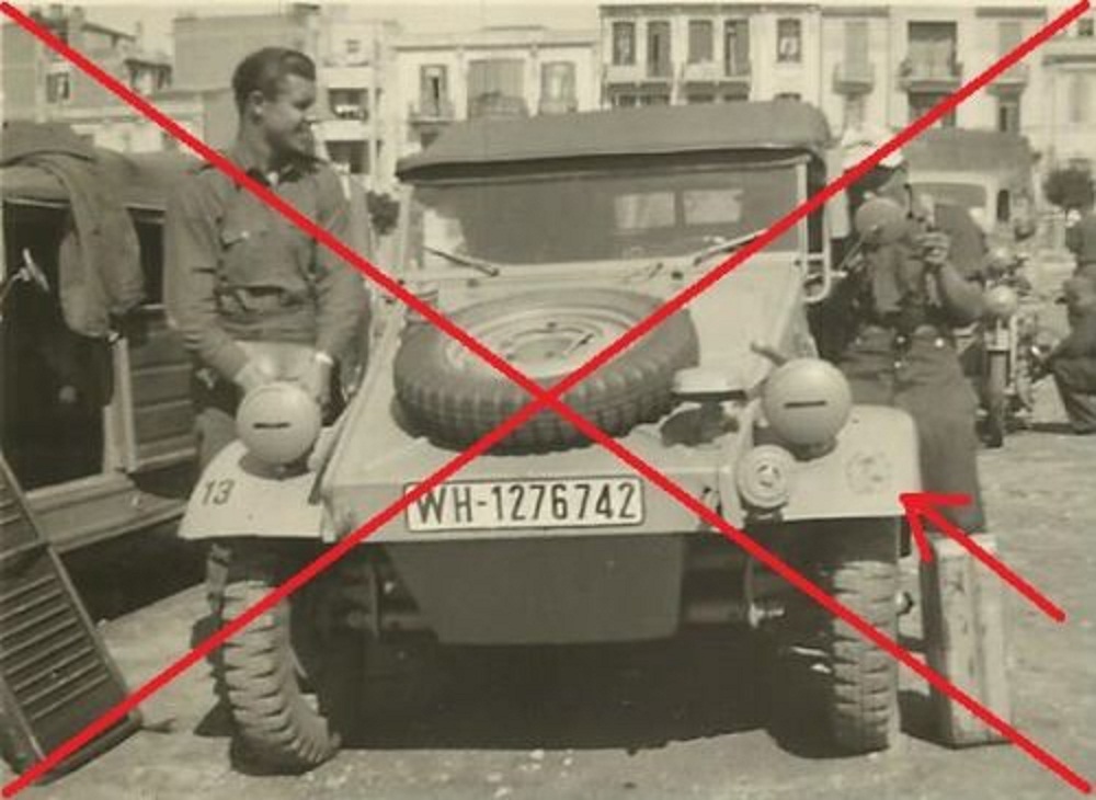 VW-KÜBELWAGEN Nr.13  AFRIKAKORPS-SONDERVERBAND