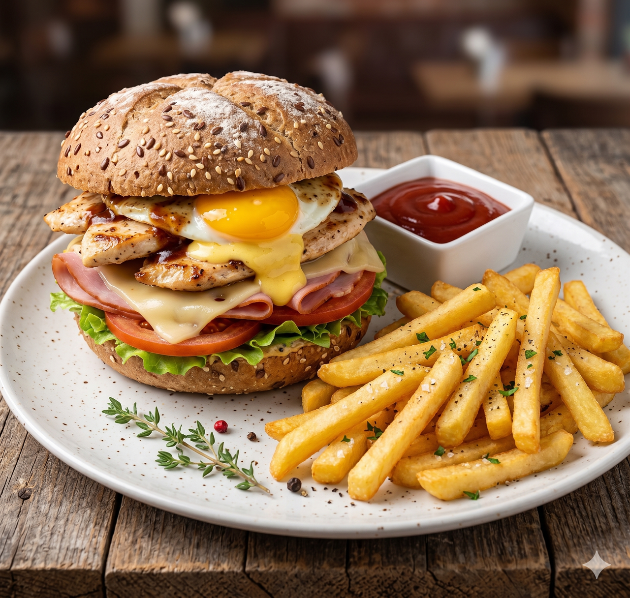 Hamburguesa Mixta