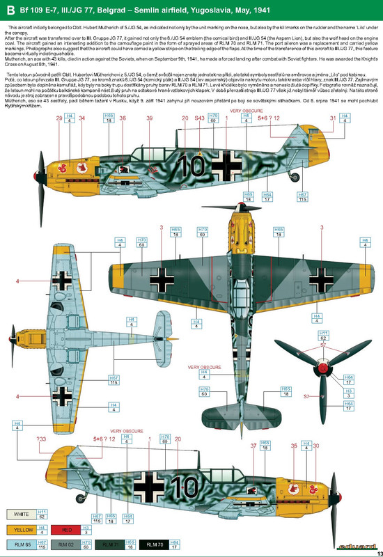 Messerschmitt-Bf-109E7-III.JG77-Black-10-Hubert-