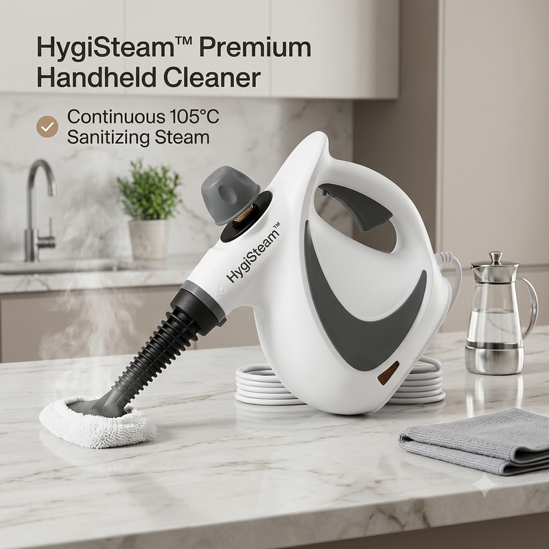HygiSteam steamer in use
