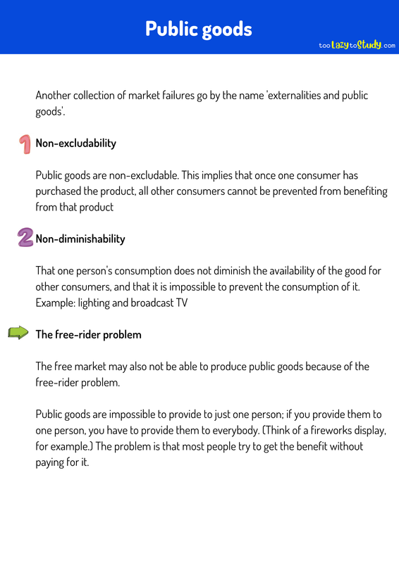 Public goods