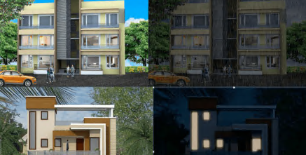 Photoshop in advance detail (Post Render,Night,Rain)