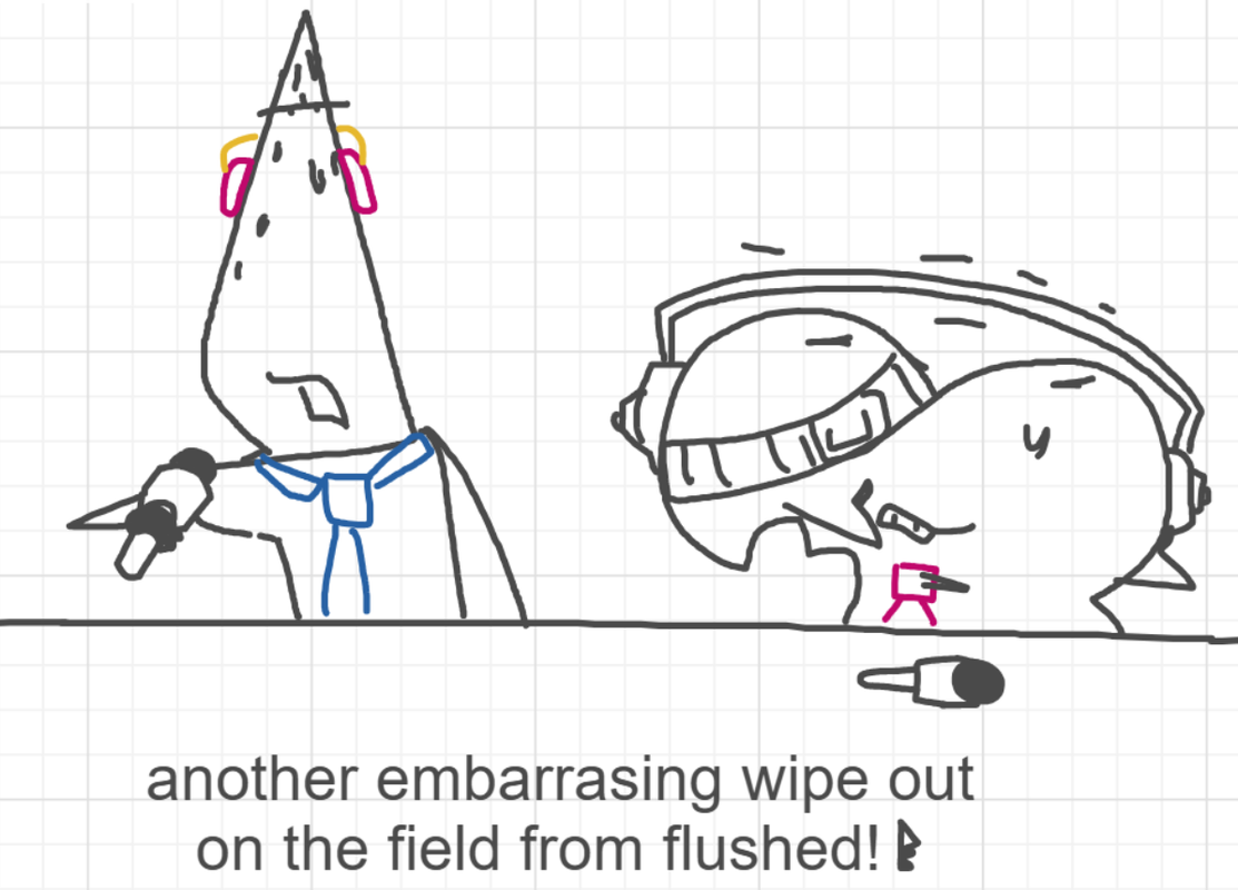 A panel from The Prime Number Few, episode eight of the Board Boards object show by Furretwalk/WalkingFurret.