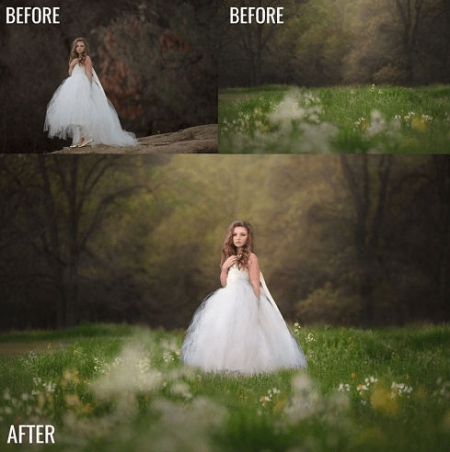 Summerana - Digital Background Compositing