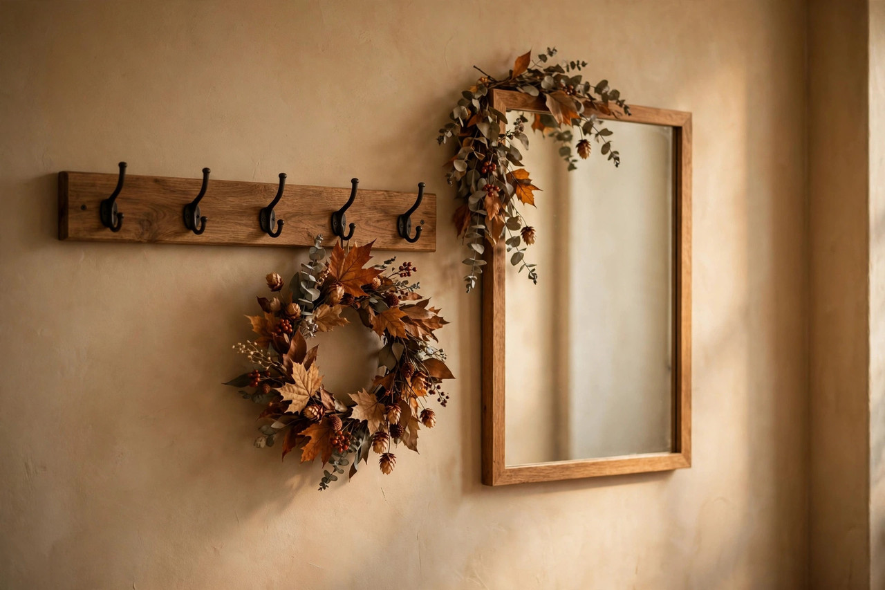 12 Fall Entryway Styling Ideas (Warm Welcome Inside)
