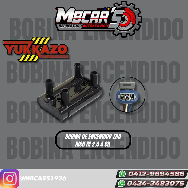 BOBINA DE ENCENDIDO DF ZNA-RICH  M2.4 4CIL  