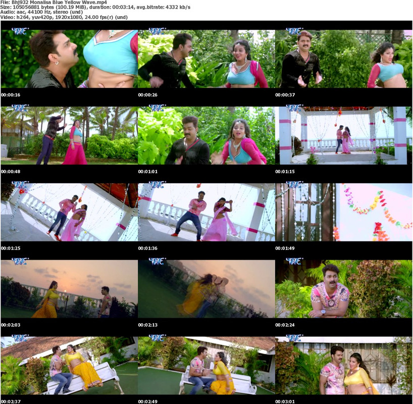 Bhj932 Monalisa Blue Yellow Wave