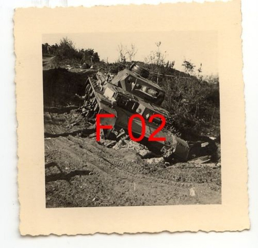 deutscher Panzer IV abgeschossen frühe Ausführun