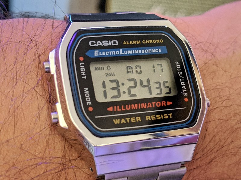 Casio A168WA Spuken