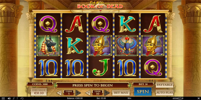 Strategi Sticky Wild Progresif Di Slot Book Of Dead Mengikuti Pola Free Spins Stabil