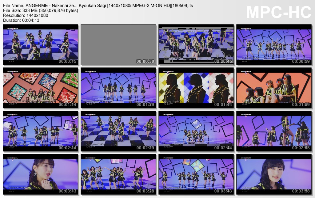 ANGERME - Nakenai ze... Kyoukan Sagi [1440x1080i MPEG-2 M-ON HD]