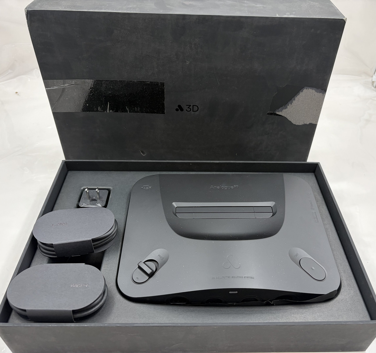 ANALOGUE 3D N64 RETRO GRAMING CONSOLE BLACK BRAND NEW A3D-C01-SE