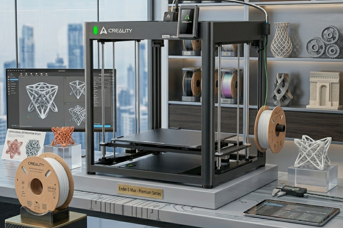 Estrutura robusta CoreXZ da Ender-5 Max